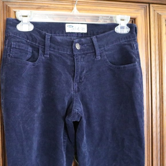 OLD NAVY  Rockstar Super Skinny Corduroy Pants – Navy, Size 4 - Picture 6 of 16